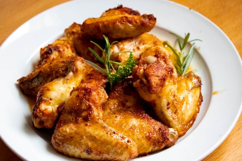 Authentic tandoori chicken at Tandoori Trails in Victoria BC